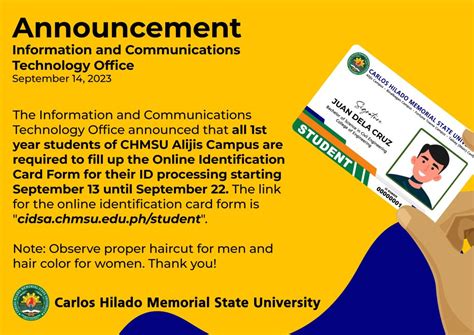 chmsu sis|Online Student Information Sheet System.